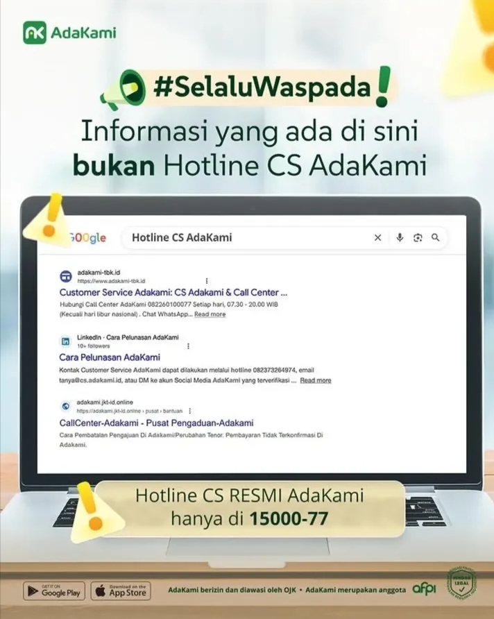 Call center pinjaman Adakami. Layanan call center Adakami ( 0823.6387.2287 ) atau CS Adakami [[.0823~°6387°~°2420.]] Layanan customer service Adakami dapat .