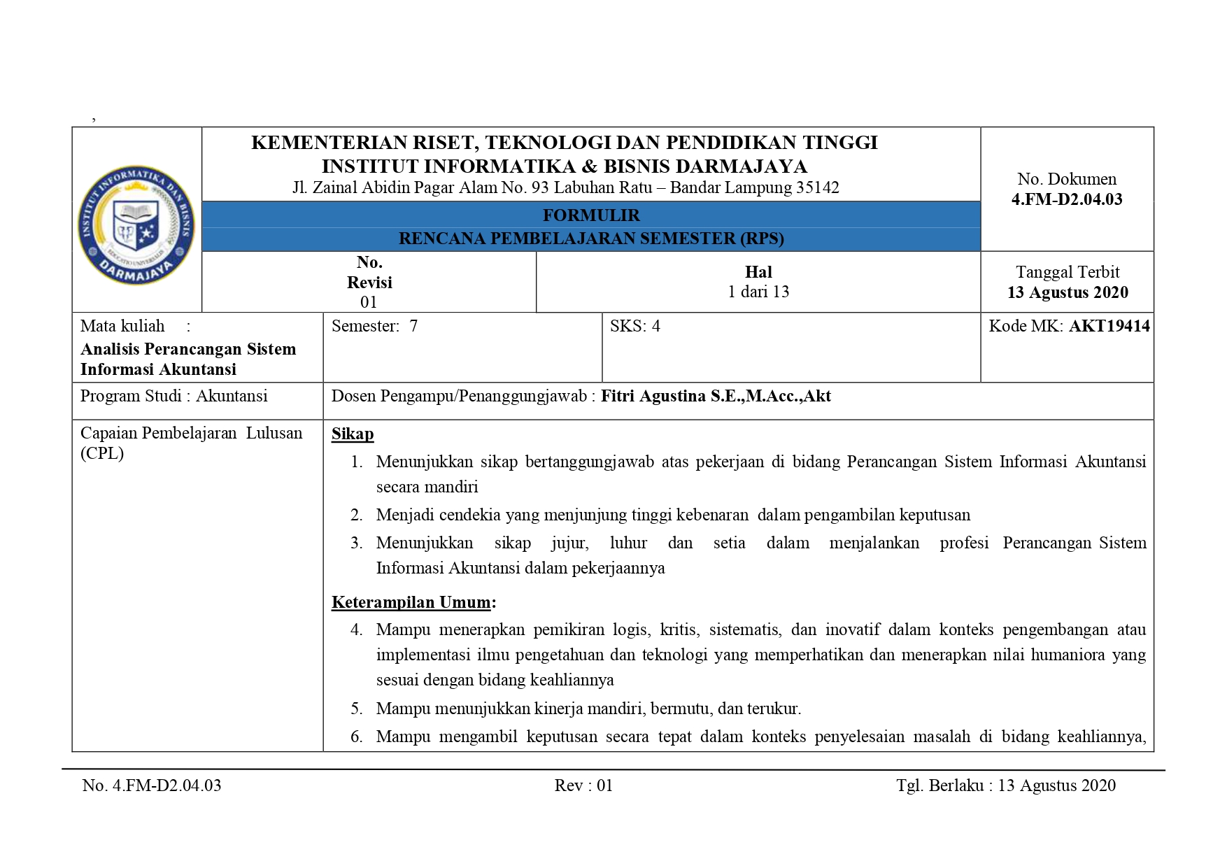 APSI 1