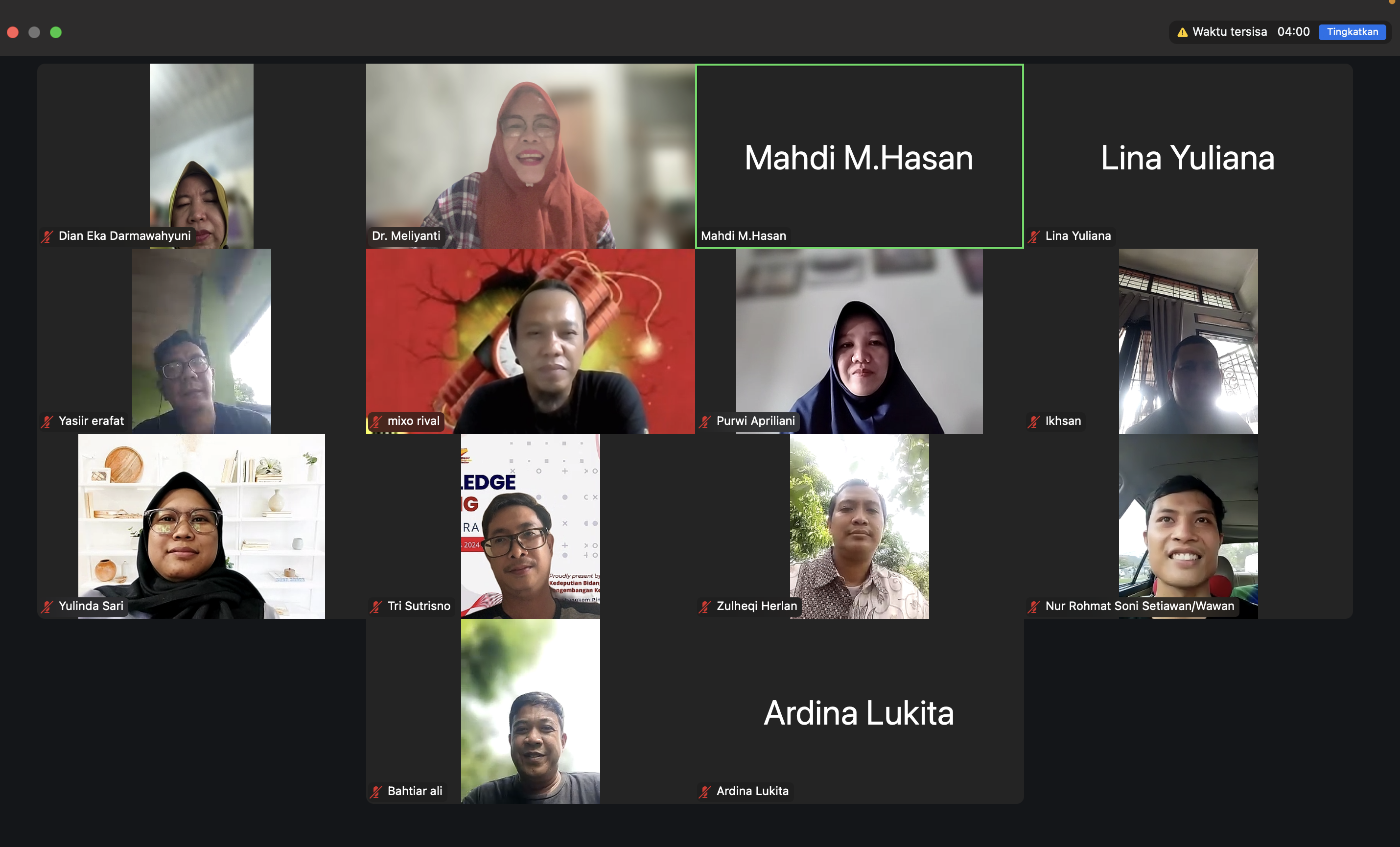 Perkuliahan online MM Darmajaya.